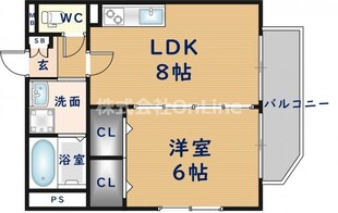 エスポワール永和の物件間取画像